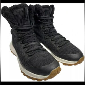 Merrell Women's Bravada Polar Knit Shark Waterproof Boots Size 8 J035462 Black